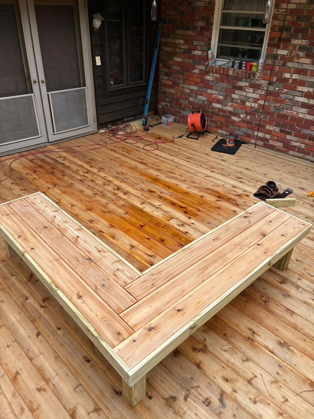 Deck installation details in Johns Creek, GA