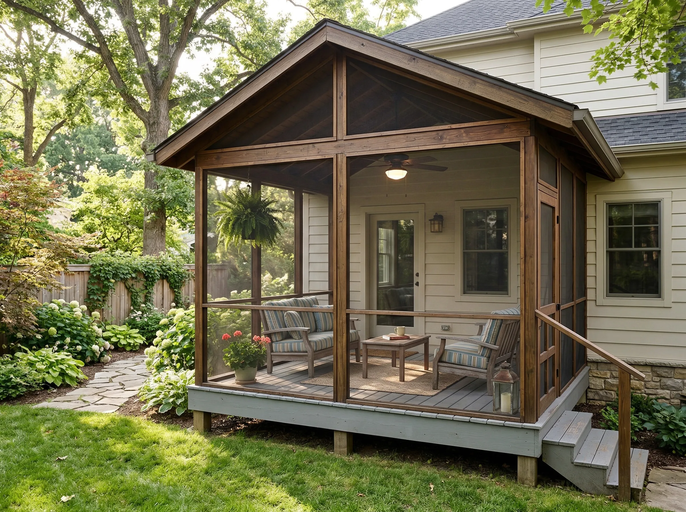 Benefits of screened porch installation in Johns Creek, GA