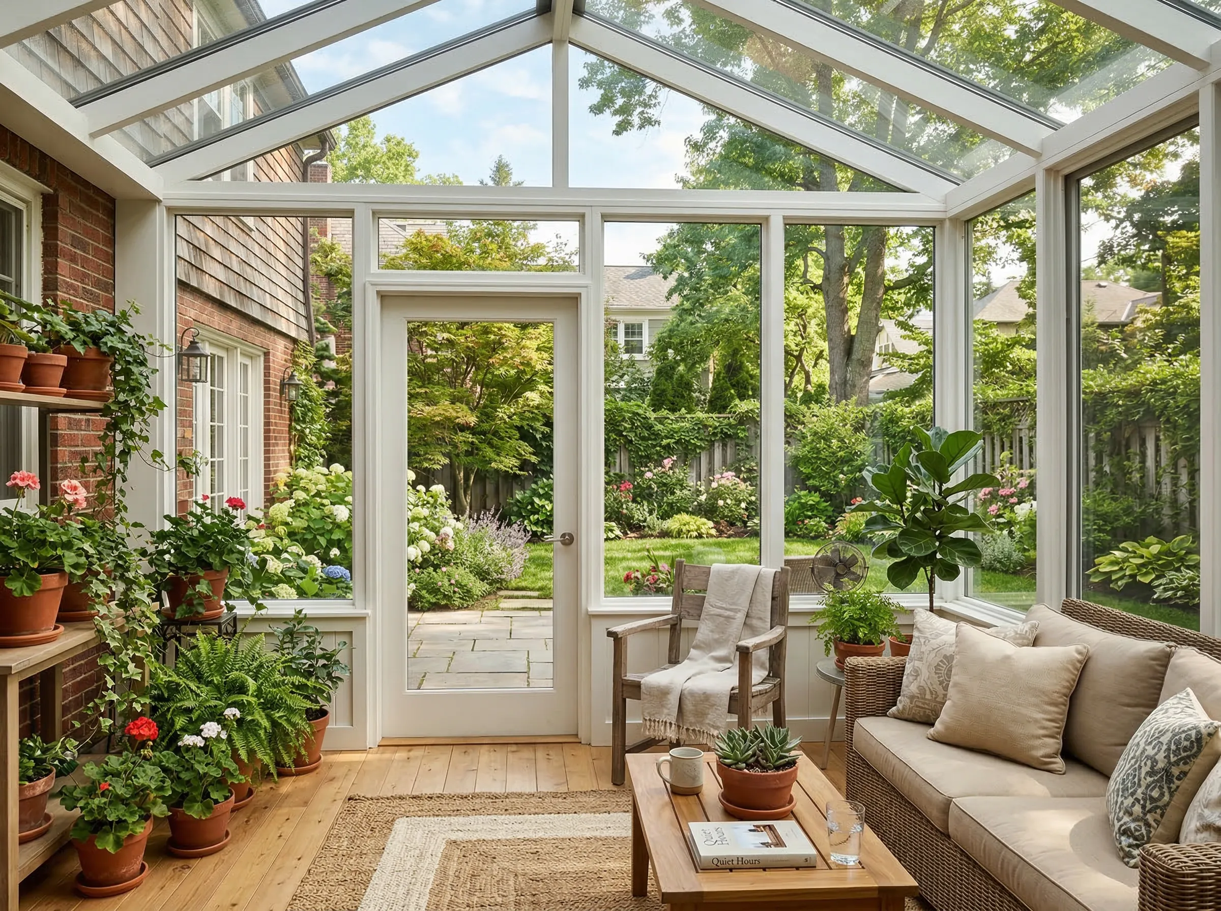 Sunroom installation details in Johns Creek, GA