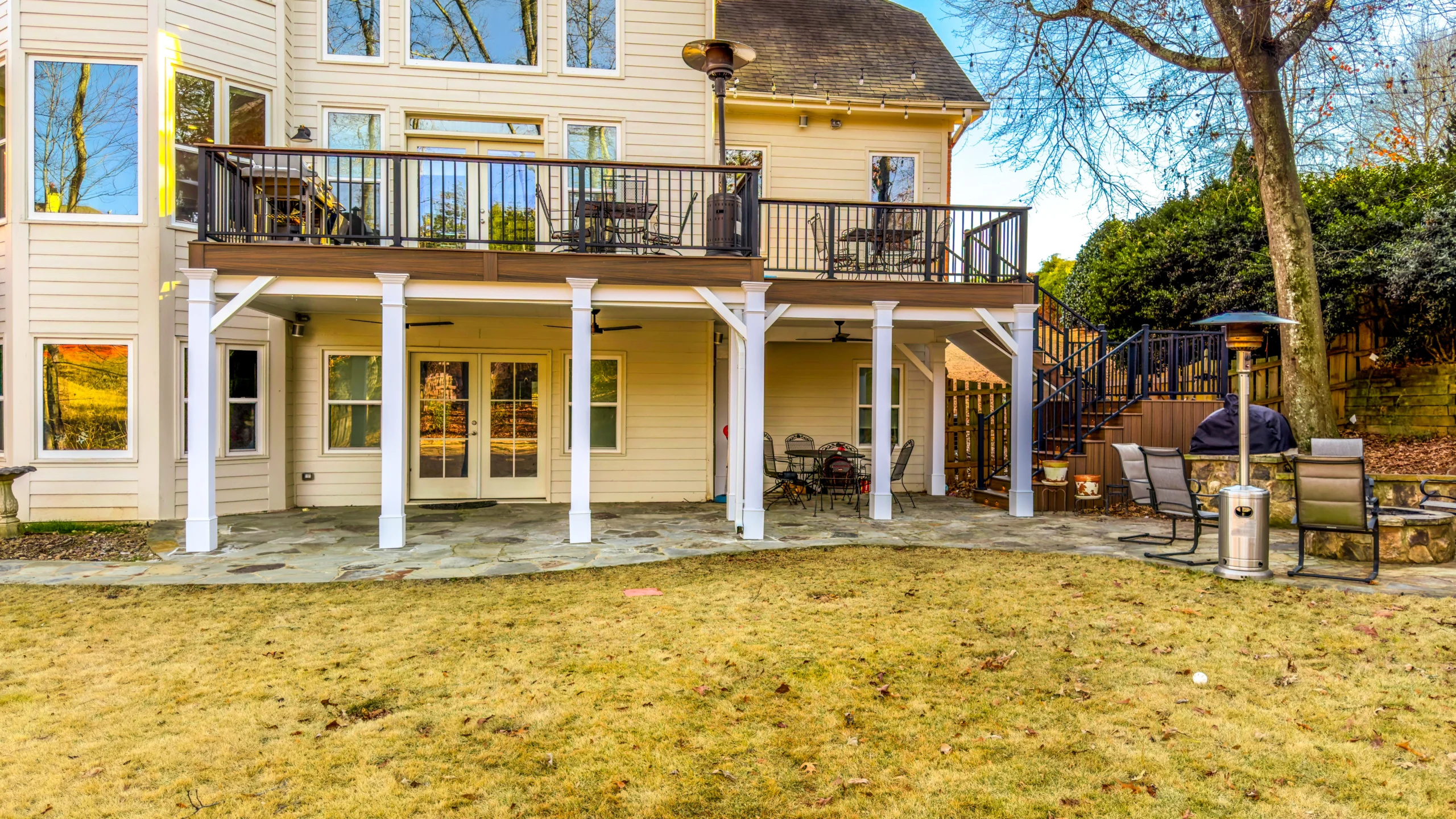 Deck construction in Johns Creek, GA