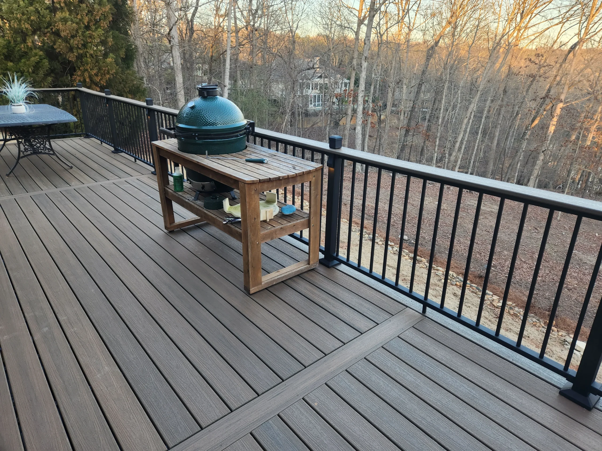 Deck railings in Johns Creek, GA