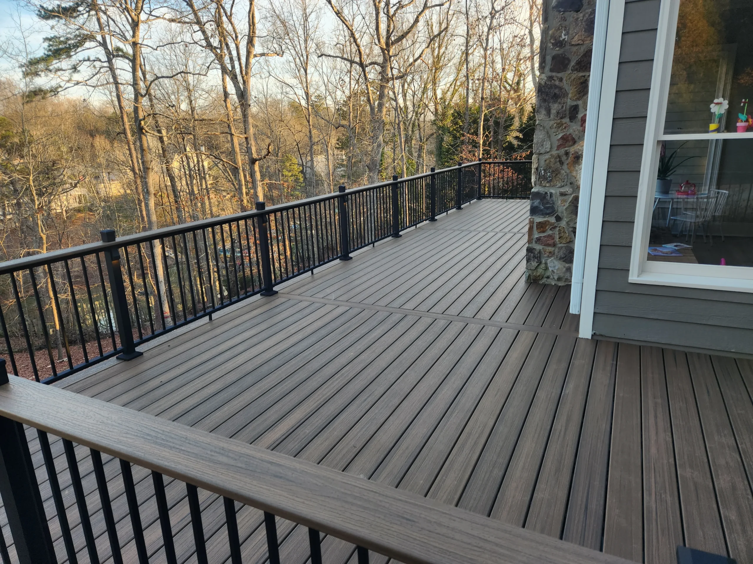 Deck stairs in Johns Creek, GA