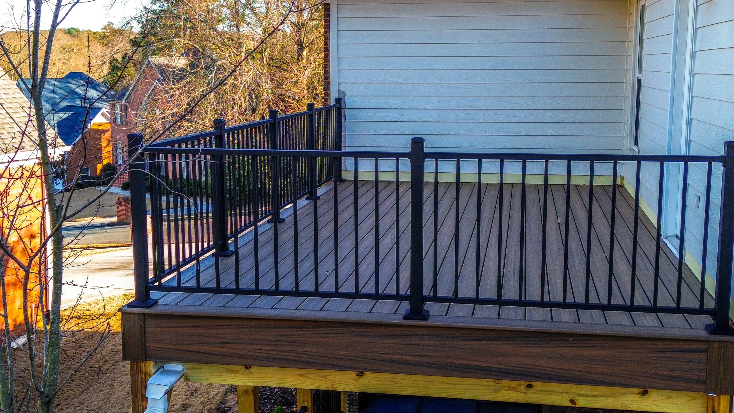 Composite custom deck in Alpharetta, GA