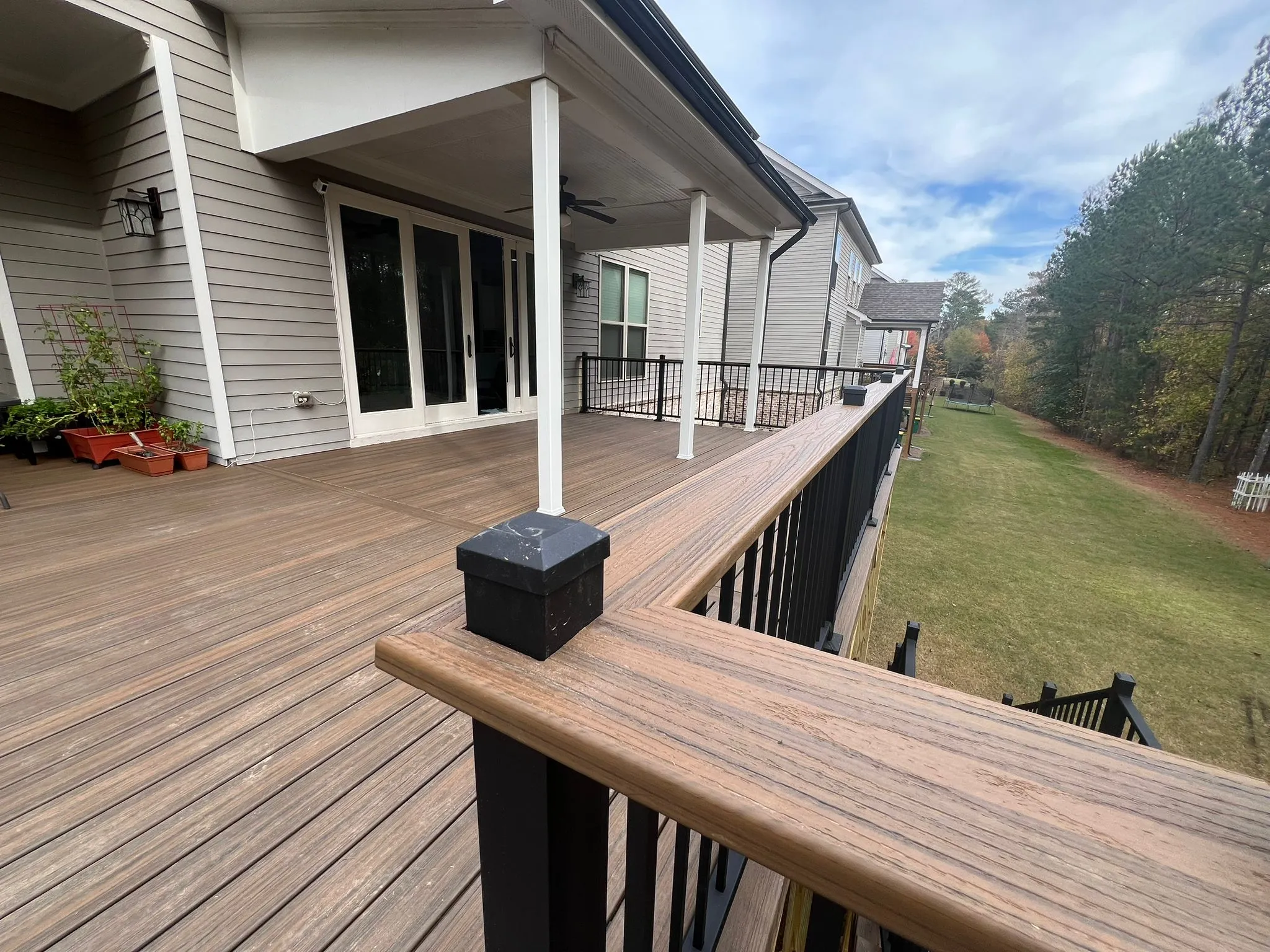 Patio deck in Johns Creek, GA