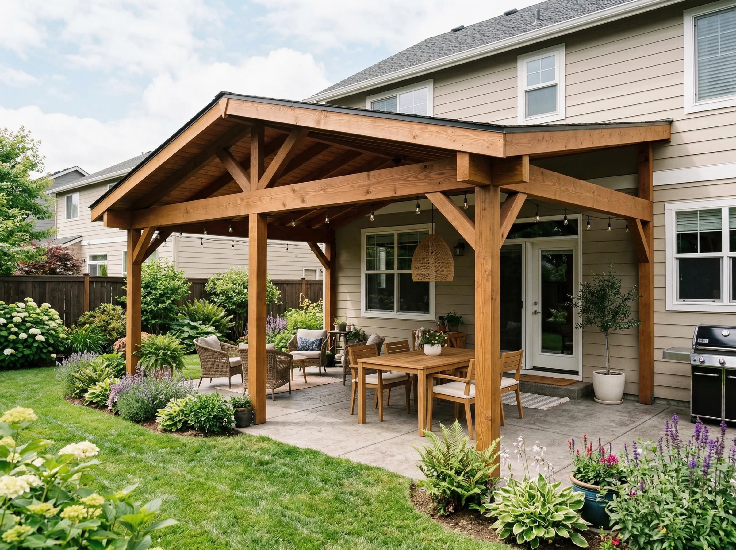 Custom deck cover in Johns Creek, GA