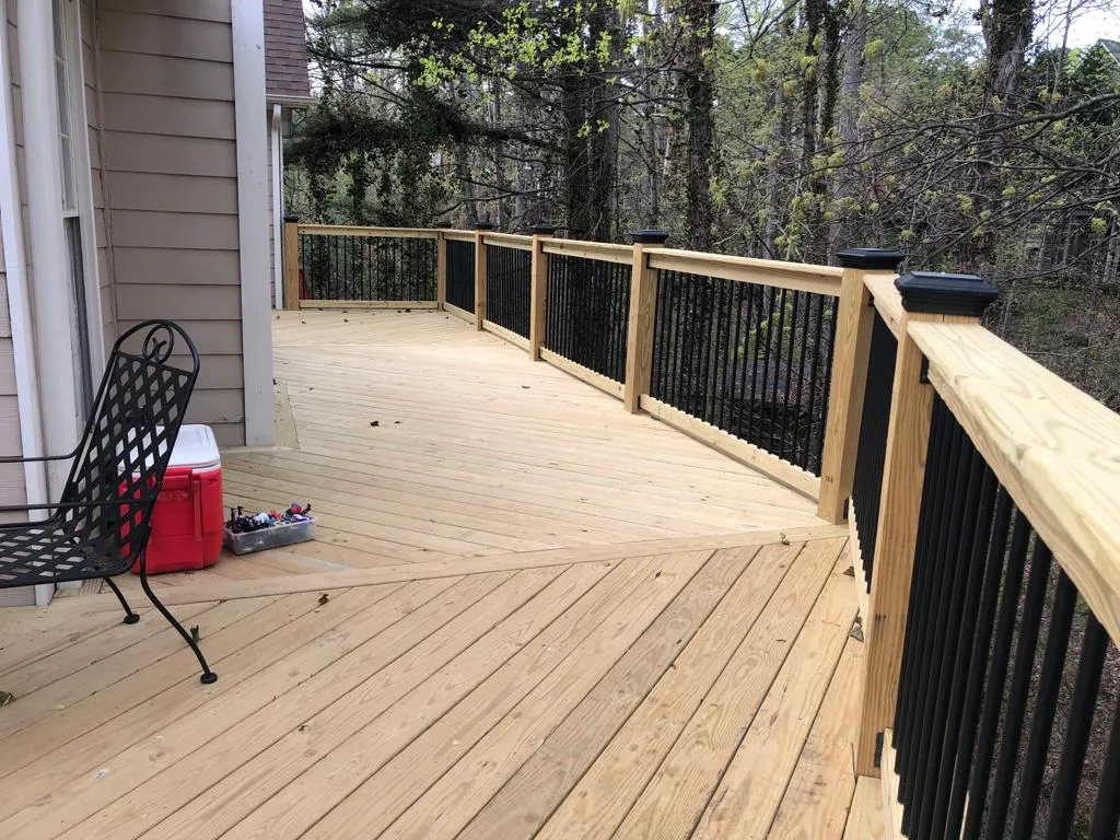 Wood deck in Johns Creek, GA